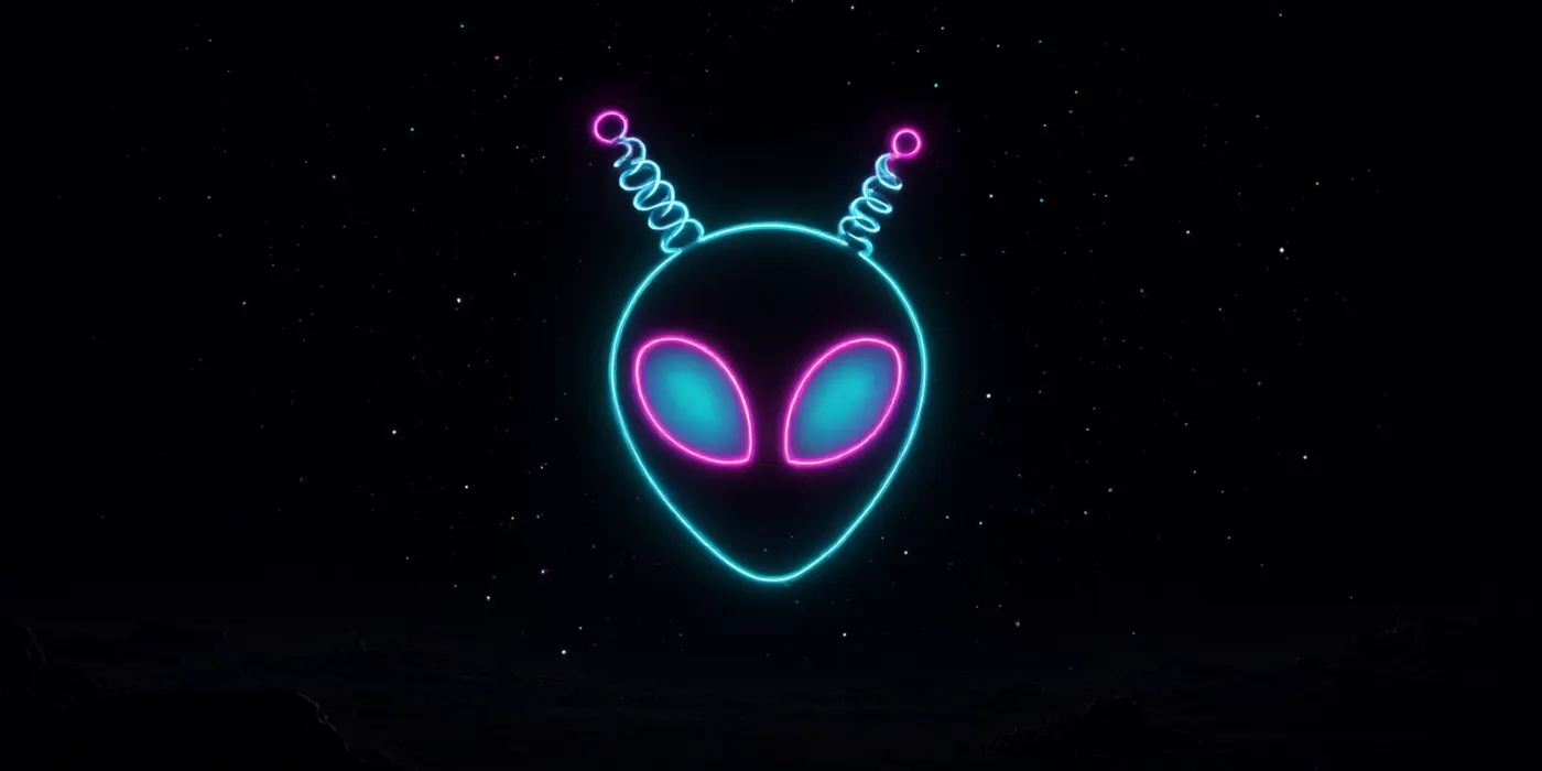Webster Byte glowing against a starfield